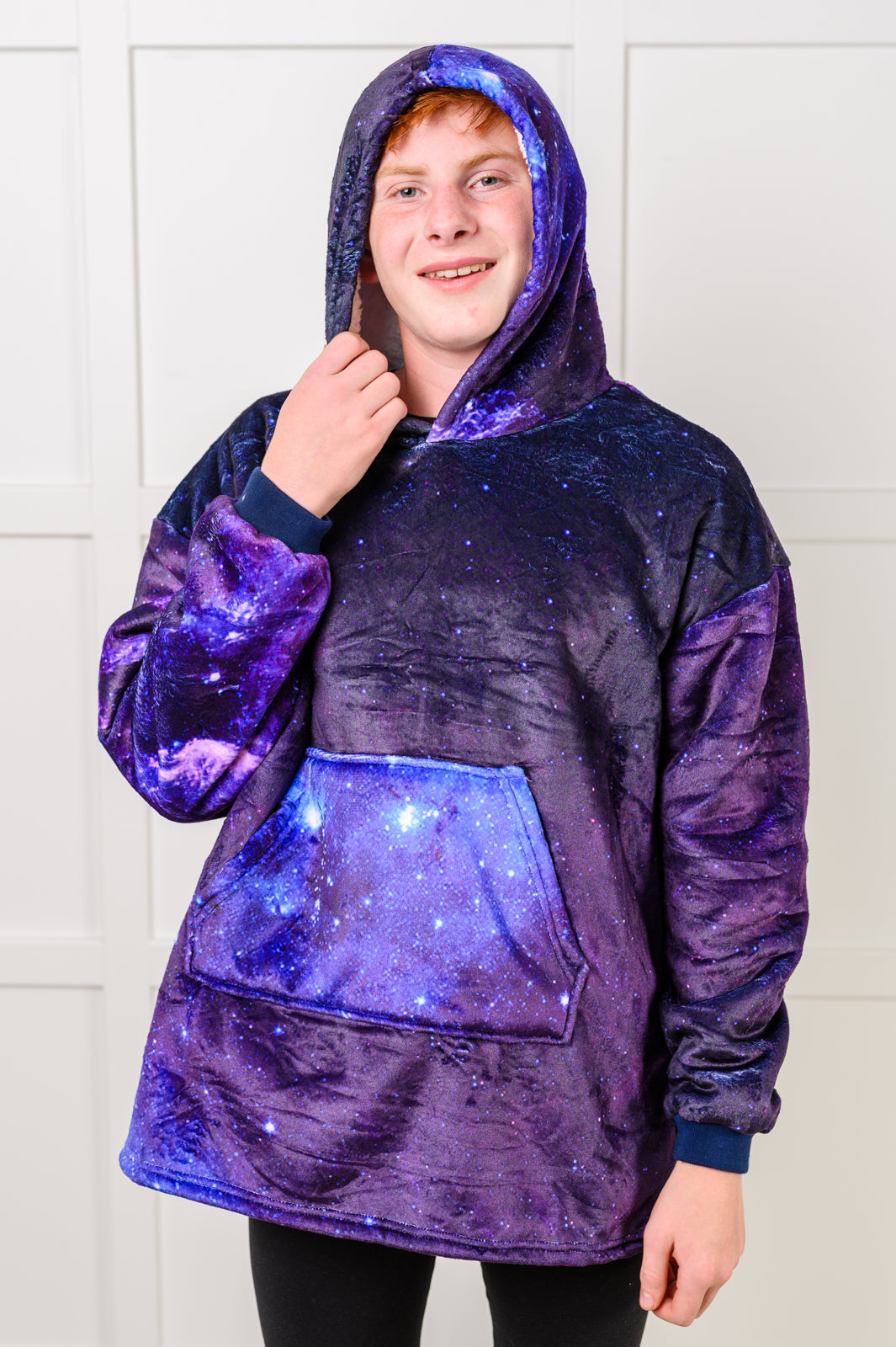 Kids Oversized Hoodie Blanket in Starry Sky-Layers-Ave Shops-OS-[option4]-[option5]-[option6]-[option7]-[option8]-Shop-Boutique-Clothing-for-Women-Online