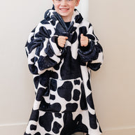 Kids Oversized Hoodie Blanket in Cow-Layers-Ave Shops-[option4]-[option5]-[option6]-[option7]-[option8]-Shop-Boutique-Clothing-for-Women-Online