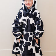Kids Oversized Hoodie Blanket in Cow-Layers-Ave Shops-[option4]-[option5]-[option6]-[option7]-[option8]-Shop-Boutique-Clothing-for-Women-Online