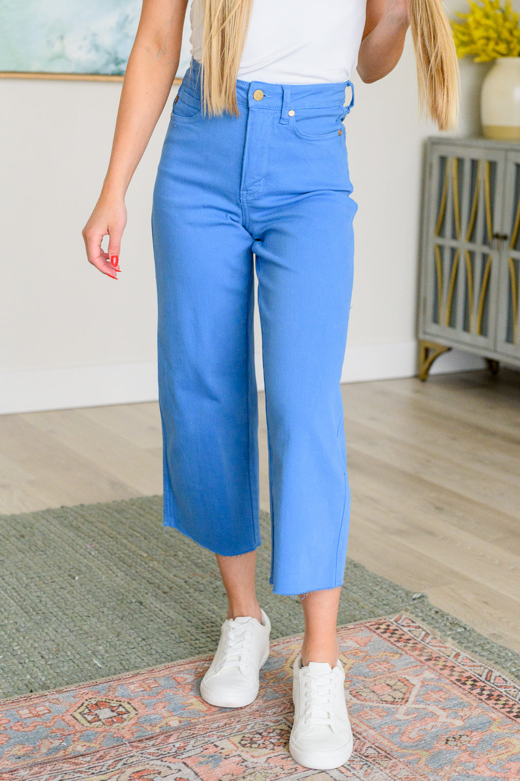 Judy Blue Lisa High Rise Control Top Wide Leg Crop Jeans in Sky Blue-Denim-Ave Shops-[option4]-[option5]-[option6]-[option7]-[option8]-Shop-Boutique-Clothing-for-Women-Online
