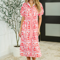 La Femme Hour Collared Button Down Dress-Womens-Ave Shops-[option4]-[option5]-[option6]-[option7]-[option8]-Shop-Boutique-Clothing-for-Women-Online