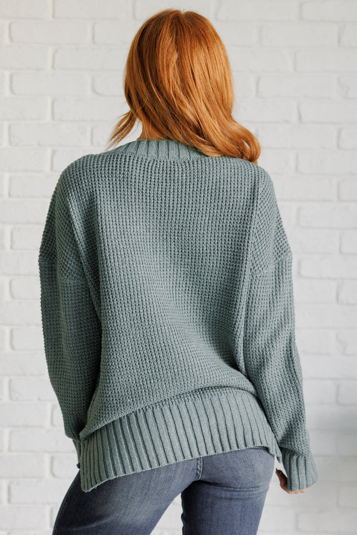 Lakeside View Drop Shoulder Sweater in Sage-Tops-Ave Shops-[option4]-[option5]-[option6]-[option7]-[option8]-Shop-Boutique-Clothing-for-Women-Online