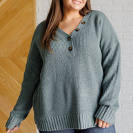 Lakeside View Drop Shoulder Sweater in Sage-Tops-Ave Shops-[option4]-[option5]-[option6]-[option7]-[option8]-Shop-Boutique-Clothing-for-Women-Online