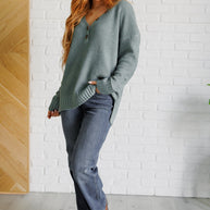 Lakeside View Drop Shoulder Sweater in Sage-Tops-Ave Shops-[option4]-[option5]-[option6]-[option7]-[option8]-Shop-Boutique-Clothing-for-Women-Online