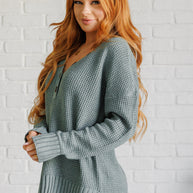 Lakeside View Drop Shoulder Sweater in Sage-Tops-Ave Shops-[option4]-[option5]-[option6]-[option7]-[option8]-Shop-Boutique-Clothing-for-Women-Online