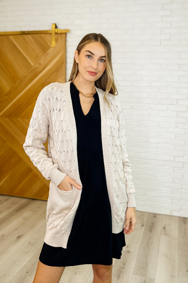 Laugh Airily Cable Knit Cardigan-Womens-Ave Shops-[option4]-[option5]-[option6]-[option7]-[option8]-Shop-Boutique-Clothing-for-Women-Online