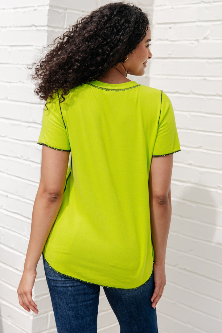 Lemons and Limes Contrast Top-Tops-Ave Shops-[option4]-[option5]-[option6]-[option7]-[option8]-Shop-Boutique-Clothing-for-Women-Online