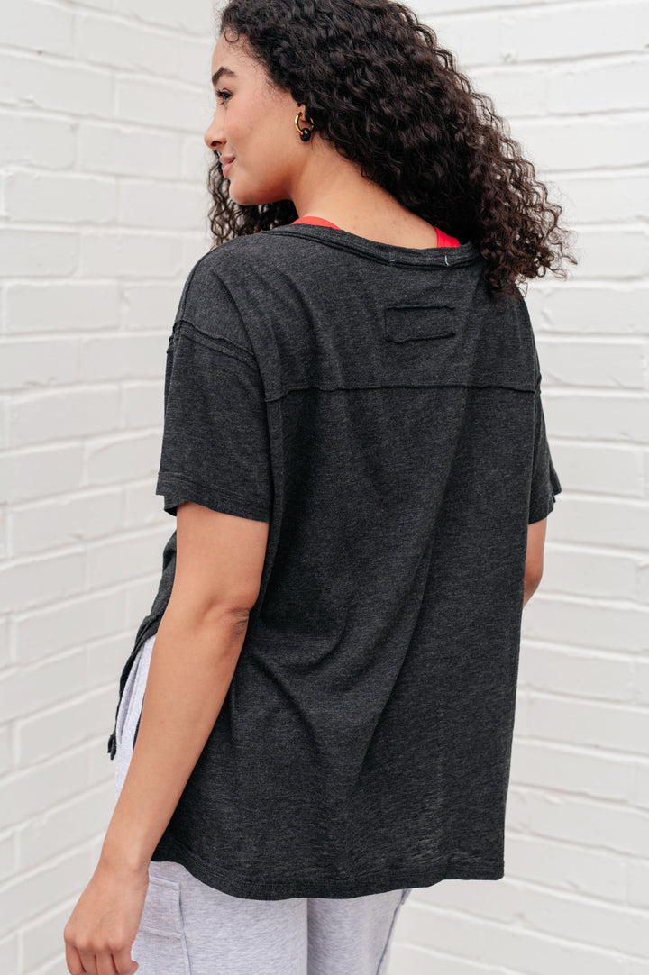 Rae Mode Let Me Live Relaxed Tee in Black-Tops-Ave Shops-[option4]-[option5]-[option6]-[option7]-[option8]-Shop-Boutique-Clothing-for-Women-Online