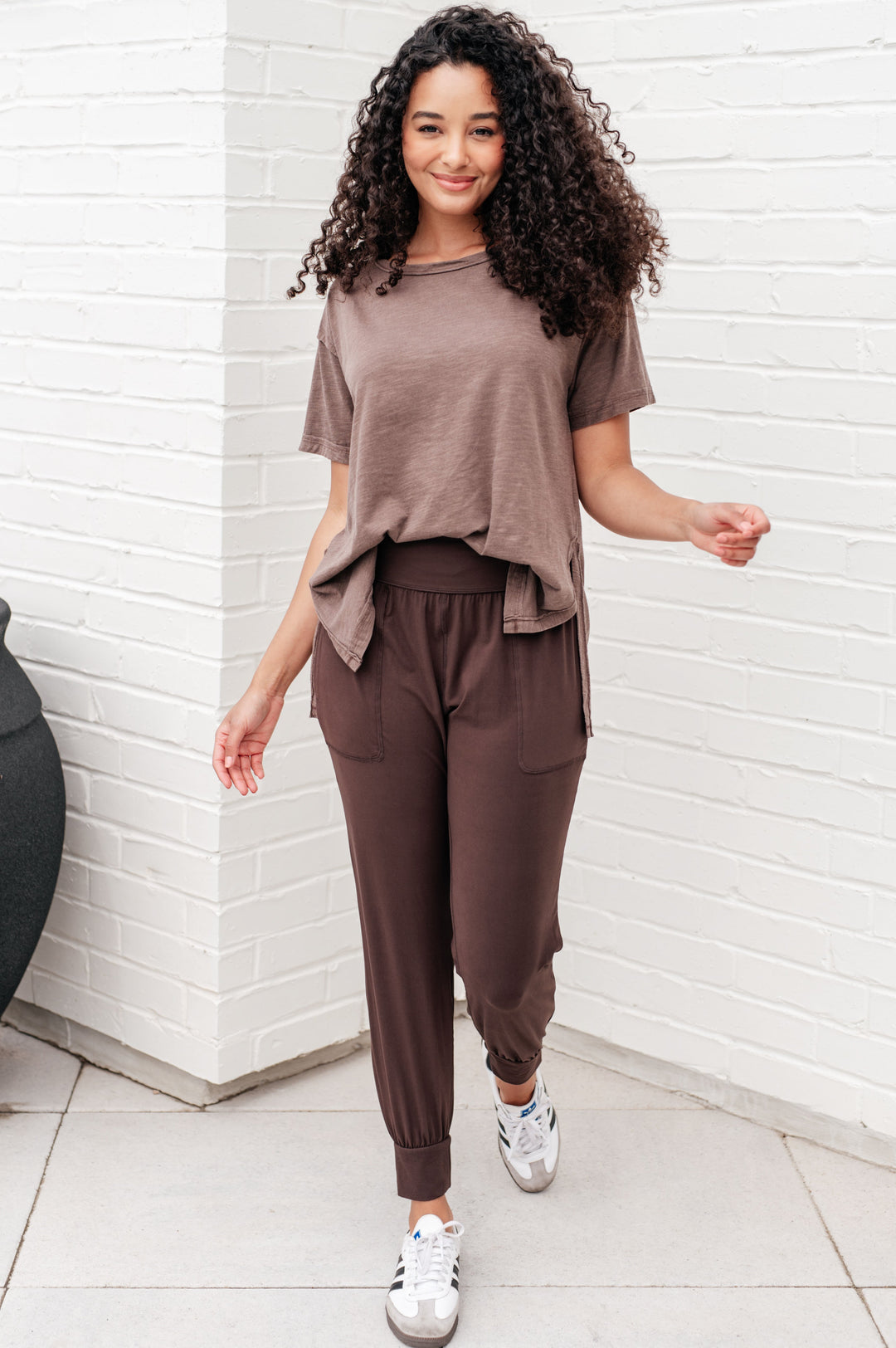 Rae Mode Let Me Live Relaxed Tee in Brown-Tops-Ave Shops-[option4]-[option5]-[option6]-[option7]-[option8]-Shop-Boutique-Clothing-for-Women-Online