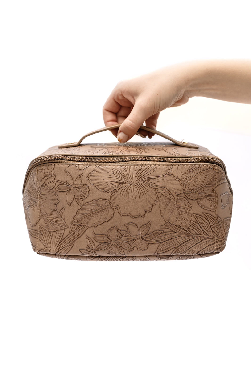 Life In Luxury Large Capacity Cosmetic Bag in Cream-Accessories-Ave Shops-OS-[option4]-[option5]-[option6]-[option7]-[option8]-Shop-Boutique-Clothing-for-Women-Online