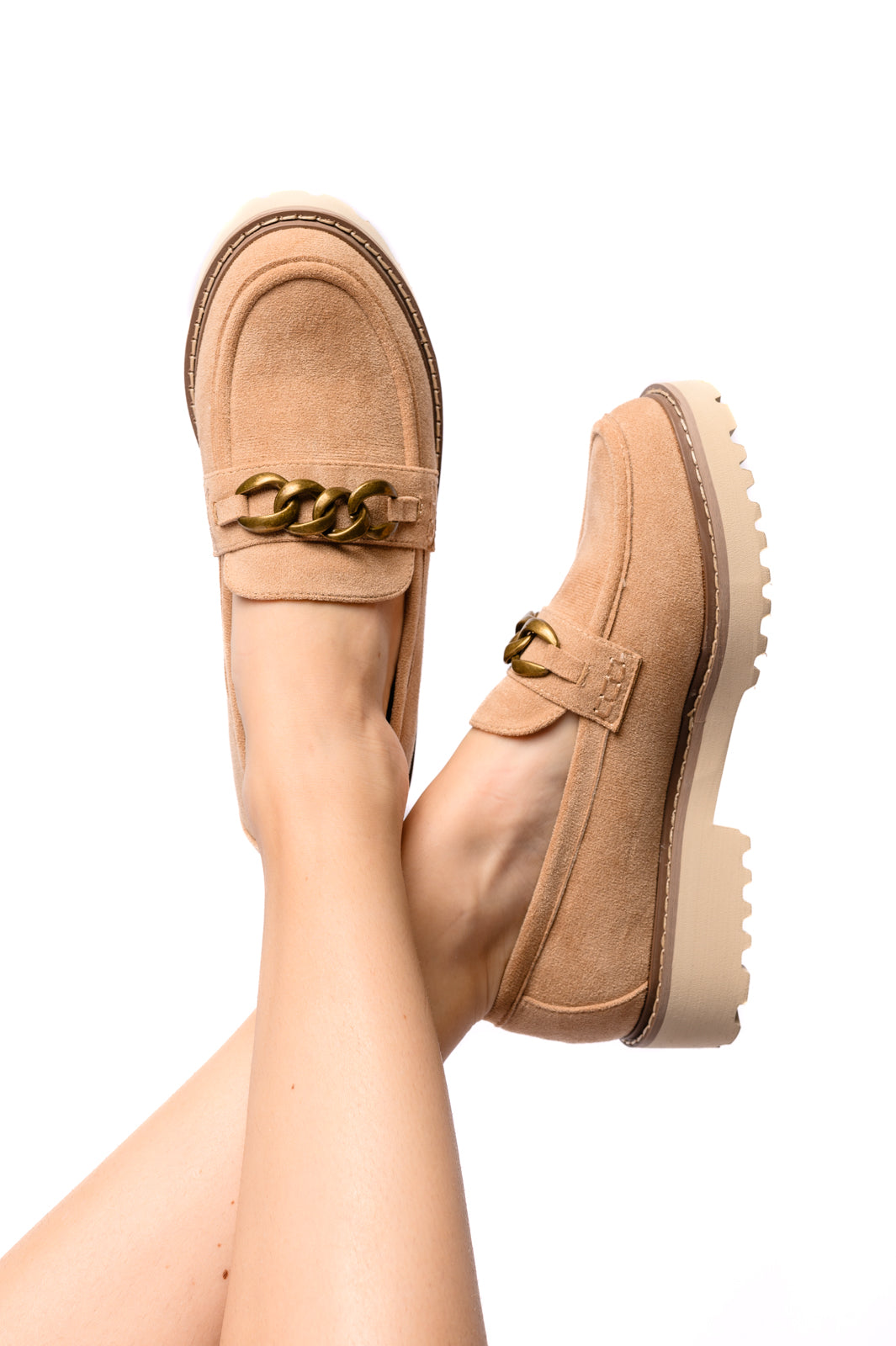 Corky's Literally Loafers in Camel Faux Suede-Shoes-Ave Shops-[option4]-[option5]-[option6]-[option7]-[option8]-Shop-Boutique-Clothing-for-Women-Online
