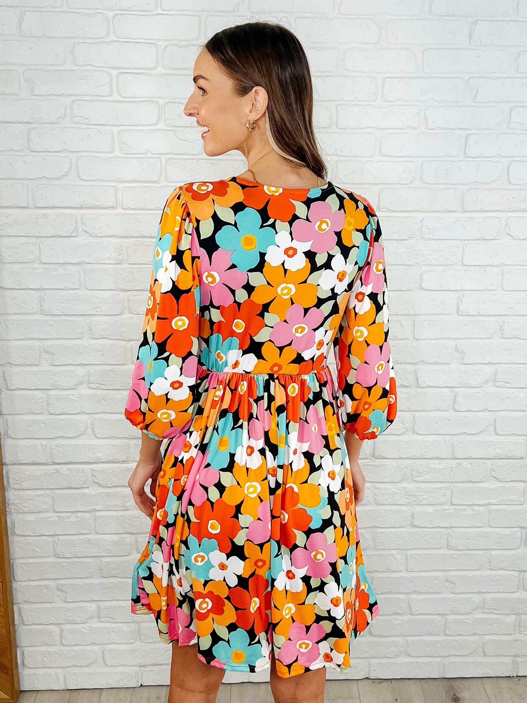 Little Bold V-Neck Knit Dress-Womens-Ave Shops-[option4]-[option5]-[option6]-[option7]-[option8]-Shop-Boutique-Clothing-for-Women-Online