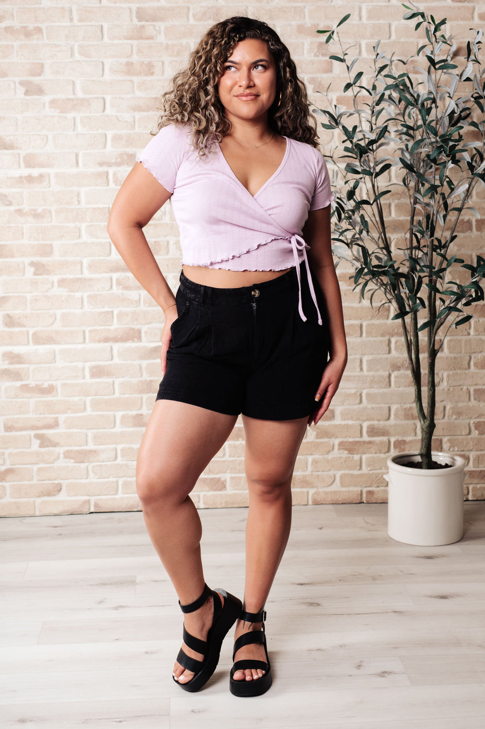 Mind Over Matter Pleated Shorts in Black-Bottoms-Ave Shops-[option4]-[option5]-[option6]-[option7]-[option8]-Shop-Boutique-Clothing-for-Women-Online