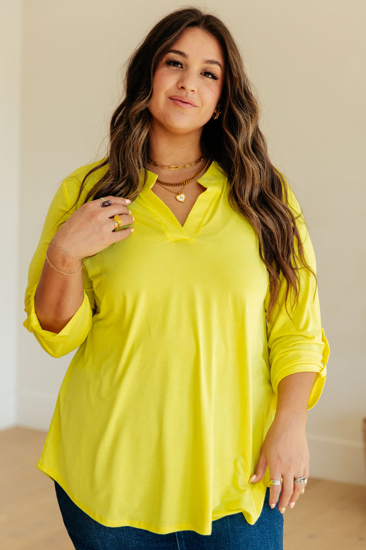 Lizzy Top in Neon Yellow-Tops-Ave Shops-[option4]-[option5]-[option6]-[option7]-[option8]-Shop-Boutique-Clothing-for-Women-Online