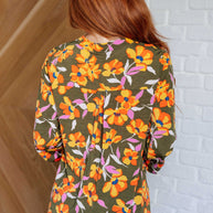 Lizzy Top in Olive and Mustard Floral-Tops-Ave Shops-[option4]-[option5]-[option6]-[option7]-[option8]-Shop-Boutique-Clothing-for-Women-Online