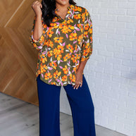 Lizzy Top in Olive and Mustard Floral-Tops-Ave Shops-[option4]-[option5]-[option6]-[option7]-[option8]-Shop-Boutique-Clothing-for-Women-Online