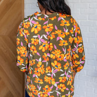 Lizzy Top in Olive and Mustard Floral-Tops-Ave Shops-[option4]-[option5]-[option6]-[option7]-[option8]-Shop-Boutique-Clothing-for-Women-Online