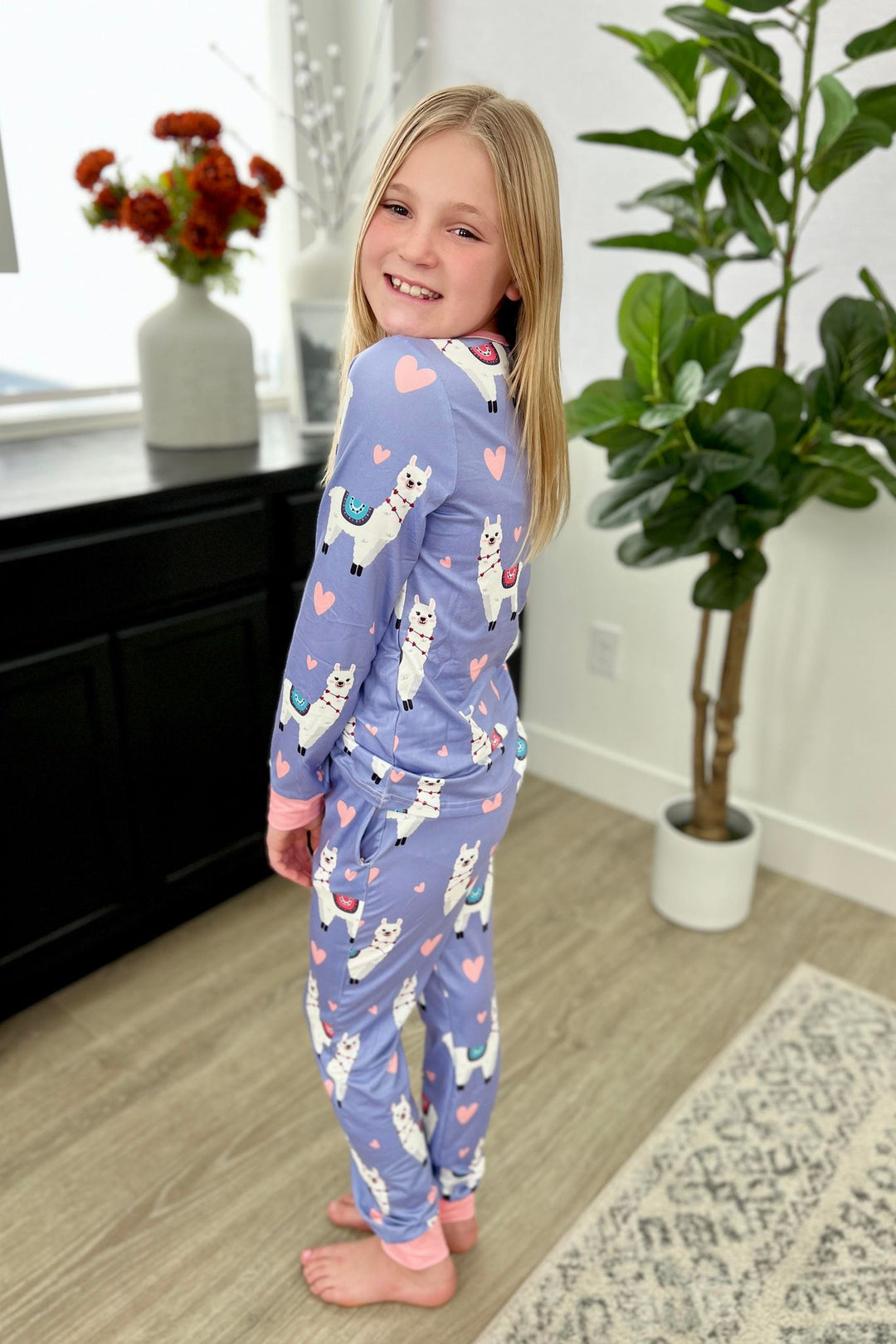 Shirley & Stone Mommy & Me Matching Valentines Day Pajama Set- Llama-Preorder Shirley&amp;Stone-Shirley & Stone-[option4]-[option5]-[option6]-[option7]-[option8]-Shop-Boutique-Clothing-for-Women-Online