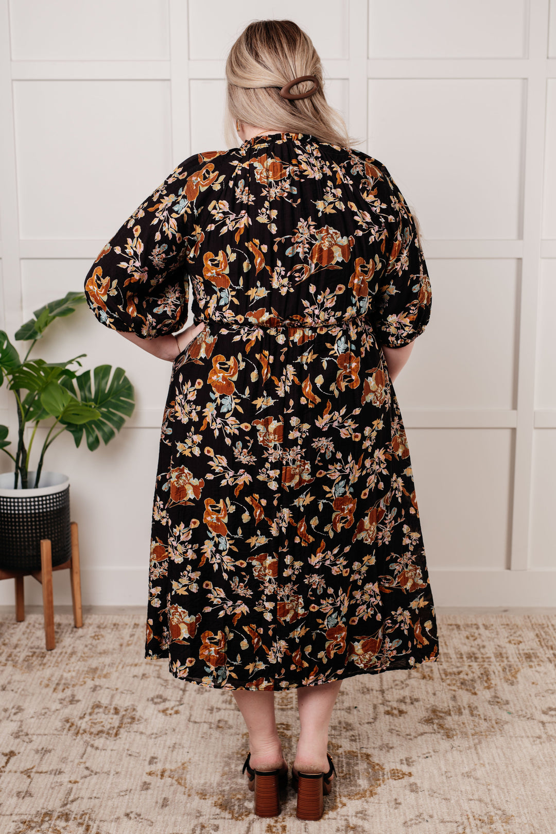 Look My Way Smocked Bodice Button Down Dress-Dresses-Ave Shops-[option4]-[option5]-[option6]-[option7]-[option8]-Shop-Boutique-Clothing-for-Women-Online