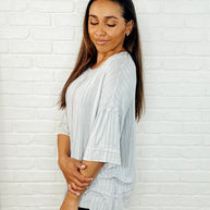 Zenana Loosely Speaking Oversized Basic Top in Lt Grey-Womens-Ave Shops-[option4]-[option5]-[option6]-[option7]-[option8]-Shop-Boutique-Clothing-for-Women-Online