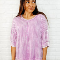 Zenana Loosely Speaking Oversized Basic Top in Mauve-Womens-Ave Shops-[option4]-[option5]-[option6]-[option7]-[option8]-Shop-Boutique-Clothing-for-Women-Online