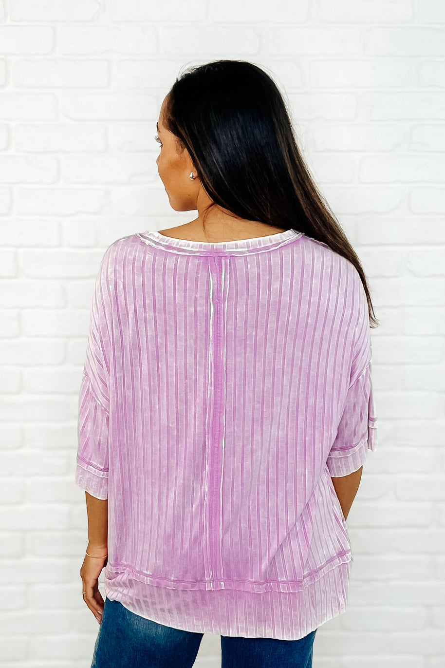 Zenana Loosely Speaking Oversized Basic Top in Mauve-Womens-Ave Shops-[option4]-[option5]-[option6]-[option7]-[option8]-Shop-Boutique-Clothing-for-Women-Online
