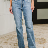 Judy Blue Lorena Mid Rise Vintage Wash Bootcut Jeans-Womens-Ave Shops-[option4]-[option5]-[option6]-[option7]-[option8]-Shop-Boutique-Clothing-for-Women-Online
