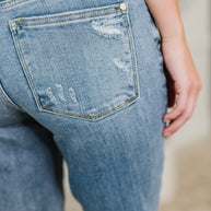 Judy Blue Lorena Mid Rise Vintage Wash Bootcut Jeans-Womens-Ave Shops-[option4]-[option5]-[option6]-[option7]-[option8]-Shop-Boutique-Clothing-for-Women-Online