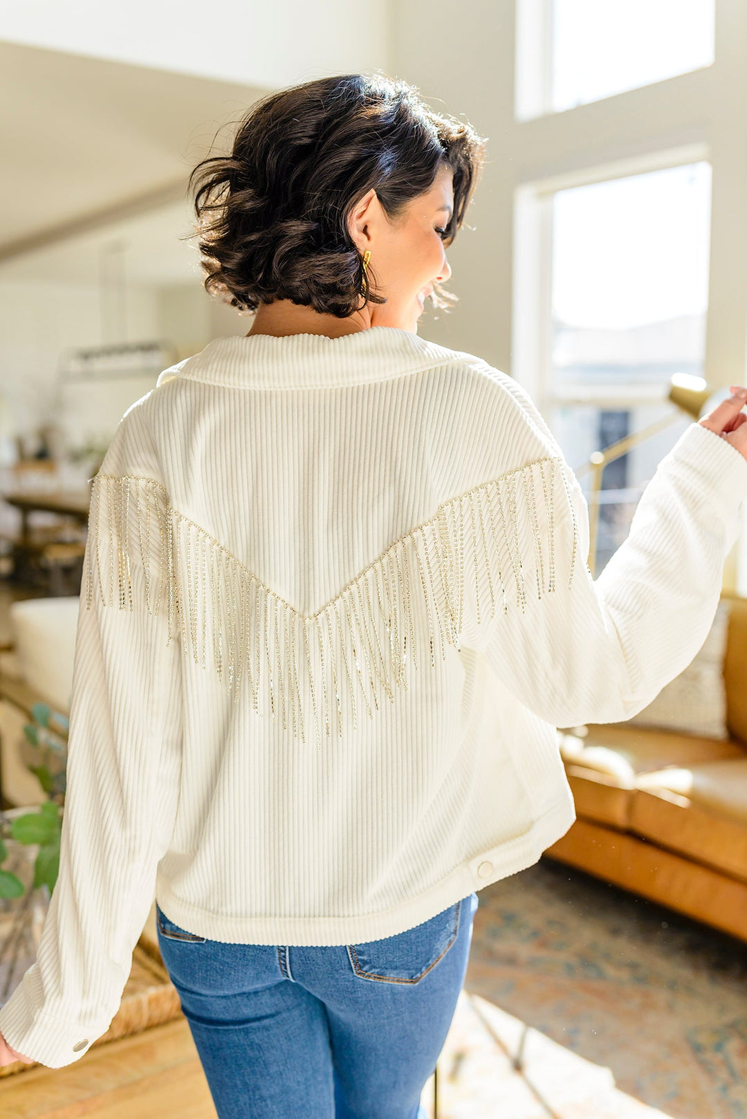 Loretta Rhinestone Fringe Jacket-Tops-Ave Shops-[option4]-[option5]-[option6]-[option7]-[option8]-Shop-Boutique-Clothing-for-Women-Online