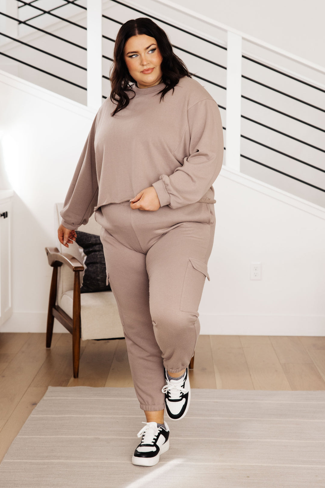 Lounge A Lot Cut Off Sweatshirt in Mocha-Athleisure-Ave Shops-[option4]-[option5]-[option6]-[option7]-[option8]-Shop-Boutique-Clothing-for-Women-Online