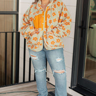 Love It Don't Leave It Floral Fleece Jacket-Layers-Ave Shops-[option4]-[option5]-[option6]-[option7]-[option8]-Shop-Boutique-Clothing-for-Women-Online