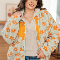 Love It Don't Leave It Floral Fleece Jacket-Layers-Ave Shops-[option4]-[option5]-[option6]-[option7]-[option8]-Shop-Boutique-Clothing-for-Women-Online