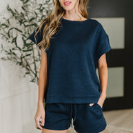Love on the Loose Quilted Bottoms in Navy-Womens-Ave Shops-[option4]-[option5]-[option6]-[option7]-[option8]-Shop-Boutique-Clothing-for-Women-Online