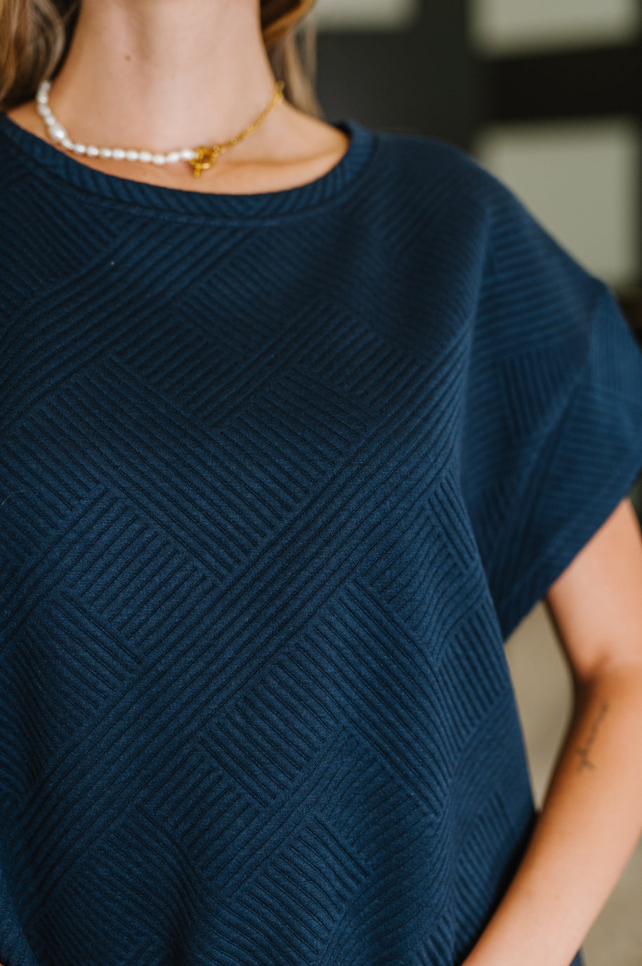 Love on the Loose Quilted Top in Navy-Womens-Ave Shops-[option4]-[option5]-[option6]-[option7]-[option8]-Shop-Boutique-Clothing-for-Women-Online