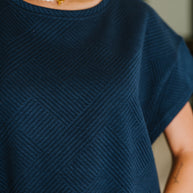 Love on the Loose Quilted Top in Navy-Womens-Ave Shops-[option4]-[option5]-[option6]-[option7]-[option8]-Shop-Boutique-Clothing-for-Women-Online