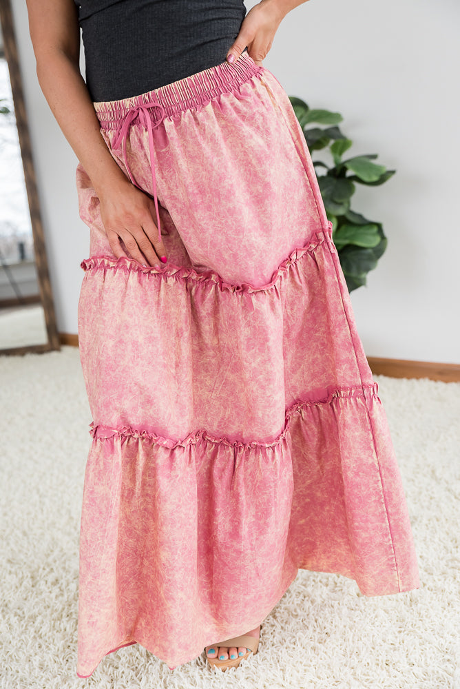All Worthwhile Skirt in Rose-Zenana-The Bee Chic Boutique-[option4]-[option5]-[option6]-[option7]-[option8]-Shop-Boutique-Clothing-for-Women-Online