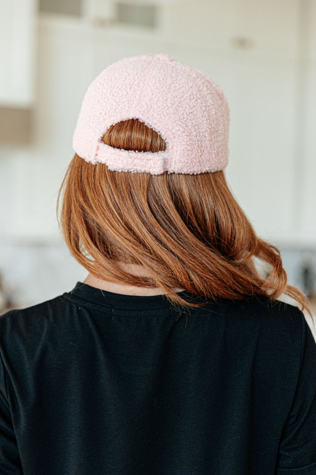 Lyla Sherpa Ball Cap in Pink-Accessories-Ave Shops-OS-[option4]-[option5]-[option6]-[option7]-[option8]-Shop-Boutique-Clothing-for-Women-Online