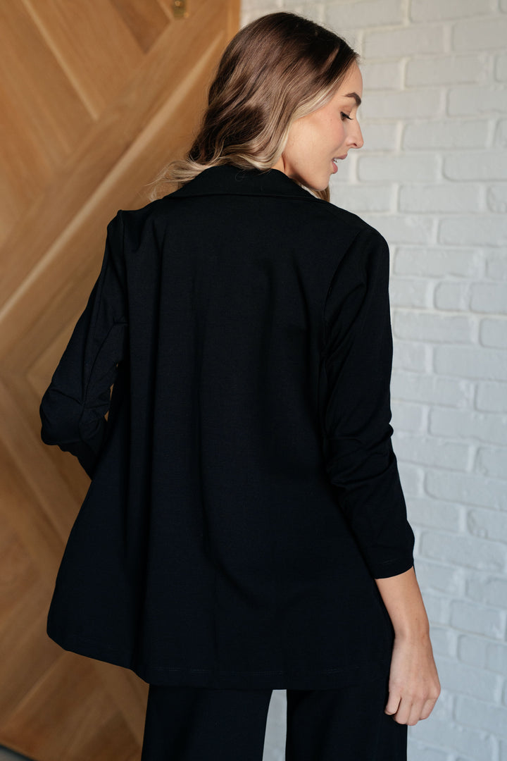 Magic 3/4 Blazer in Black-Layers-Ave Shops-[option4]-[option5]-[option6]-[option7]-[option8]-Shop-Boutique-Clothing-for-Women-Online