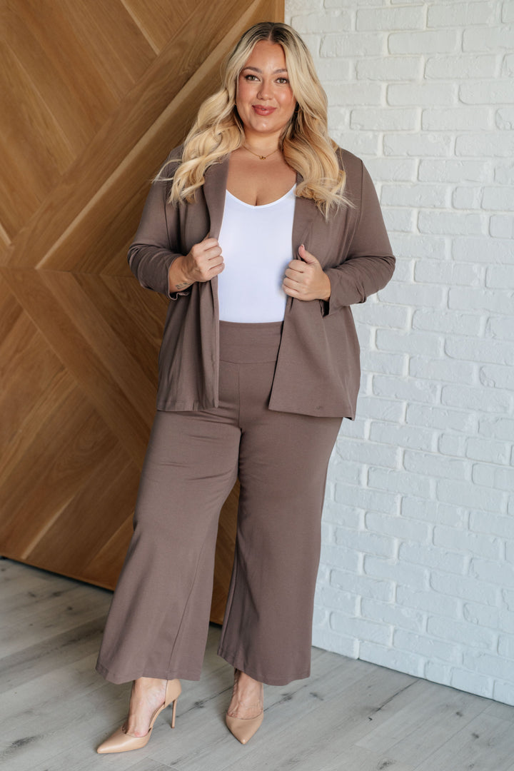 Magic Wide Leg Crop Pants in Dark Mocha-Bottoms-Ave Shops-[option4]-[option5]-[option6]-[option7]-[option8]-Shop-Boutique-Clothing-for-Women-Online