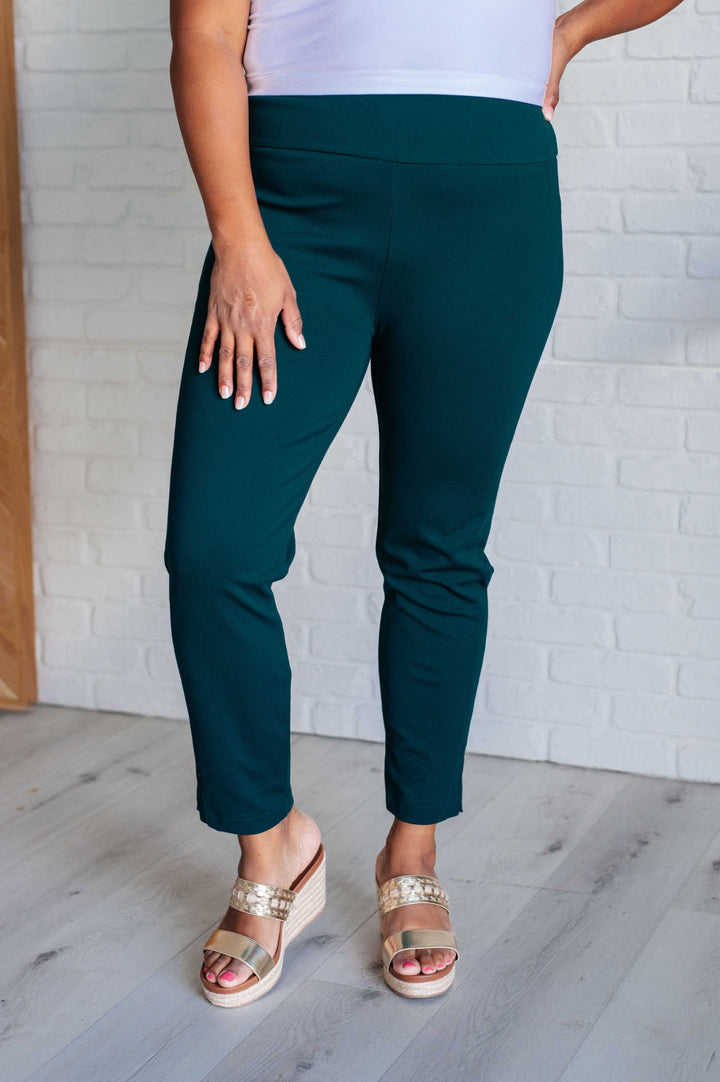 Magic Ankle Crop Skinny Pants in Hunter Green-Bottoms-Ave Shops-[option4]-[option5]-[option6]-[option7]-[option8]-Shop-Boutique-Clothing-for-Women-Online