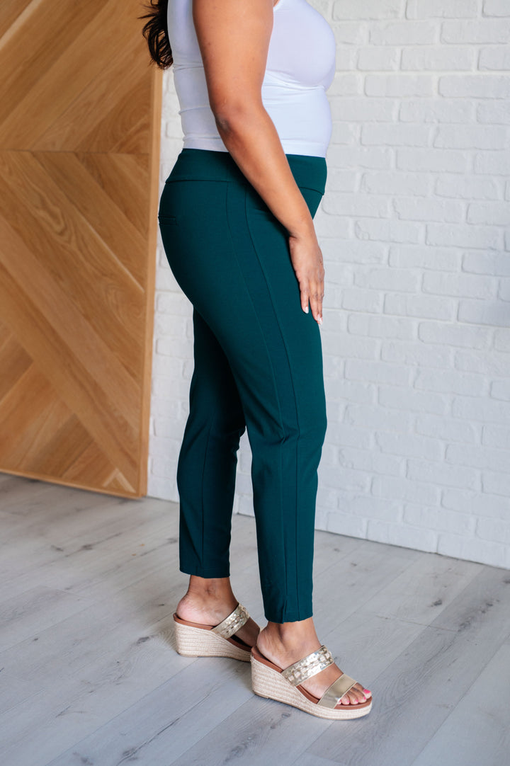 Magic Ankle Crop Skinny Pants in Hunter Green-Bottoms-Ave Shops-[option4]-[option5]-[option6]-[option7]-[option8]-Shop-Boutique-Clothing-for-Women-Online