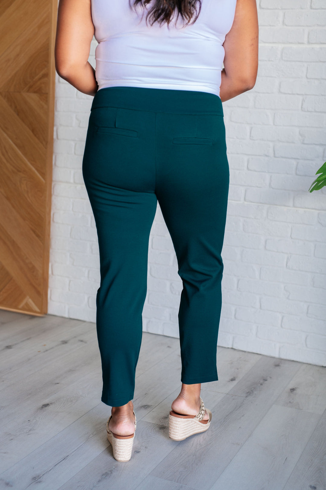 Magic Ankle Crop Skinny Pants in Hunter Green-Bottoms-Ave Shops-[option4]-[option5]-[option6]-[option7]-[option8]-Shop-Boutique-Clothing-for-Women-Online