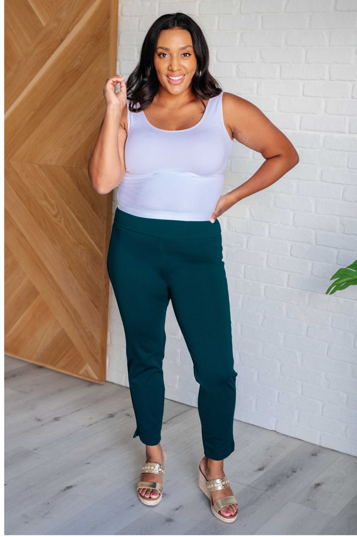 Magic Ankle Crop Skinny Pants in Hunter Green-Bottoms-Ave Shops-[option4]-[option5]-[option6]-[option7]-[option8]-Shop-Boutique-Clothing-for-Women-Online