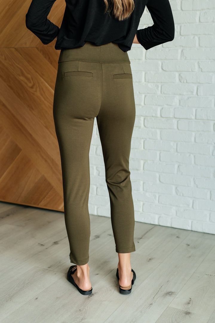 Magic Ankle Crop Skinny Pants in Olive-Bottoms-Ave Shops-[option4]-[option5]-[option6]-[option7]-[option8]-Shop-Boutique-Clothing-for-Women-Online