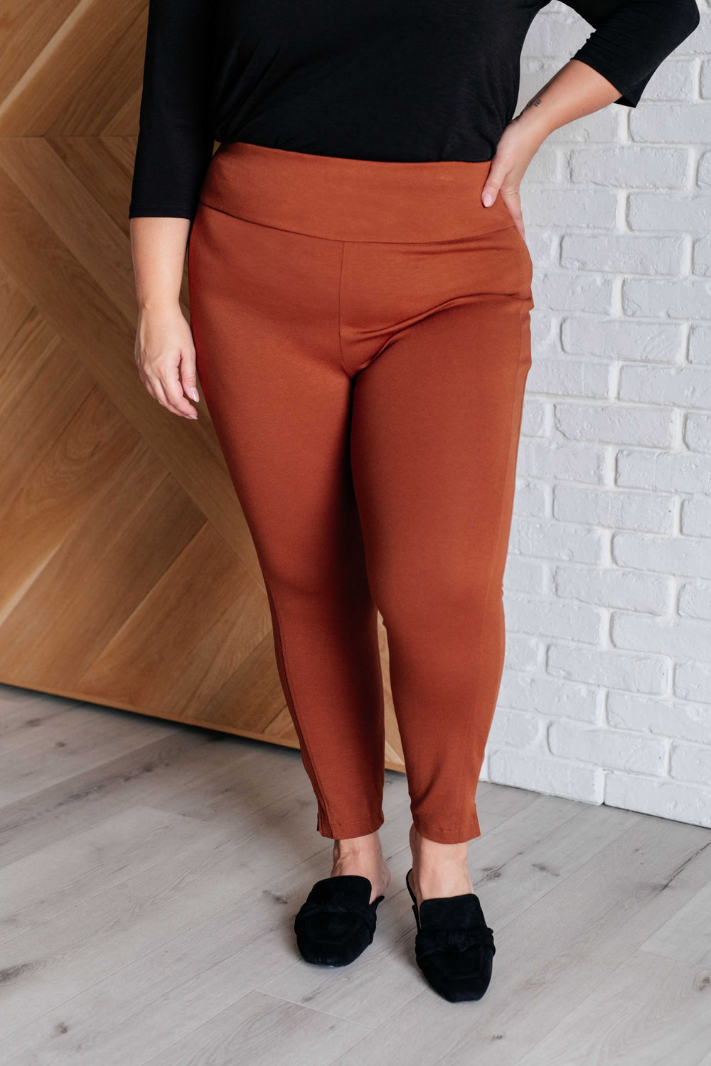 Magic Ankle Crop Skinny Pants in Rust-Bottoms-Ave Shops-[option4]-[option5]-[option6]-[option7]-[option8]-Shop-Boutique-Clothing-for-Women-Online