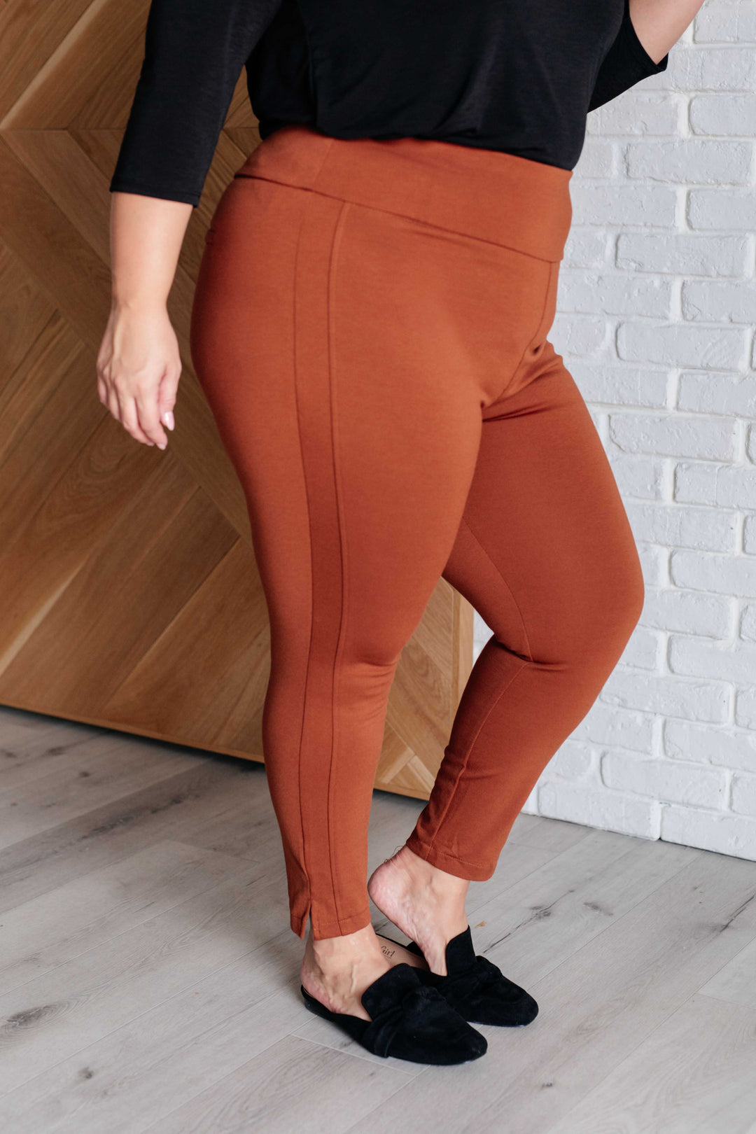 Magic Ankle Crop Skinny Pants in Rust-Bottoms-Ave Shops-[option4]-[option5]-[option6]-[option7]-[option8]-Shop-Boutique-Clothing-for-Women-Online