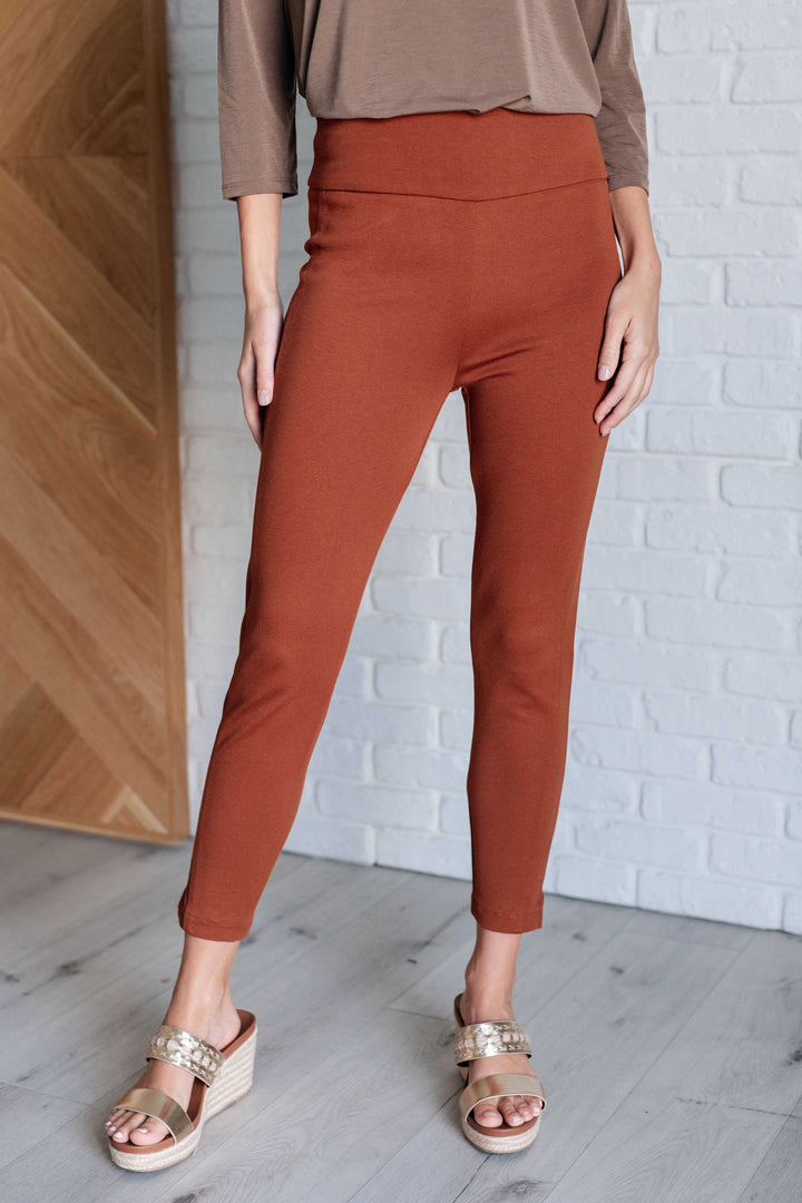 Magic Ankle Crop Skinny Pants in Rust-Bottoms-Ave Shops-[option4]-[option5]-[option6]-[option7]-[option8]-Shop-Boutique-Clothing-for-Women-Online