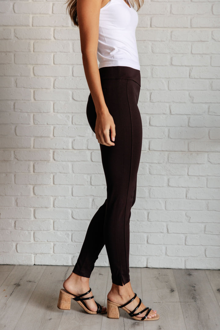 Magic Skinny 28" Pants in Chocolate-Bottoms-Ave Shops-[option4]-[option5]-[option6]-[option7]-[option8]-Shop-Boutique-Clothing-for-Women-Online