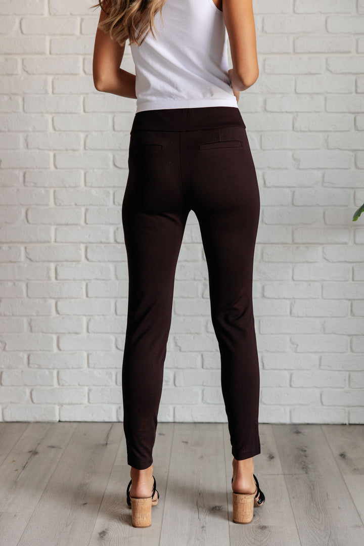 Magic Skinny 28" Pants in Chocolate-Bottoms-Ave Shops-[option4]-[option5]-[option6]-[option7]-[option8]-Shop-Boutique-Clothing-for-Women-Online