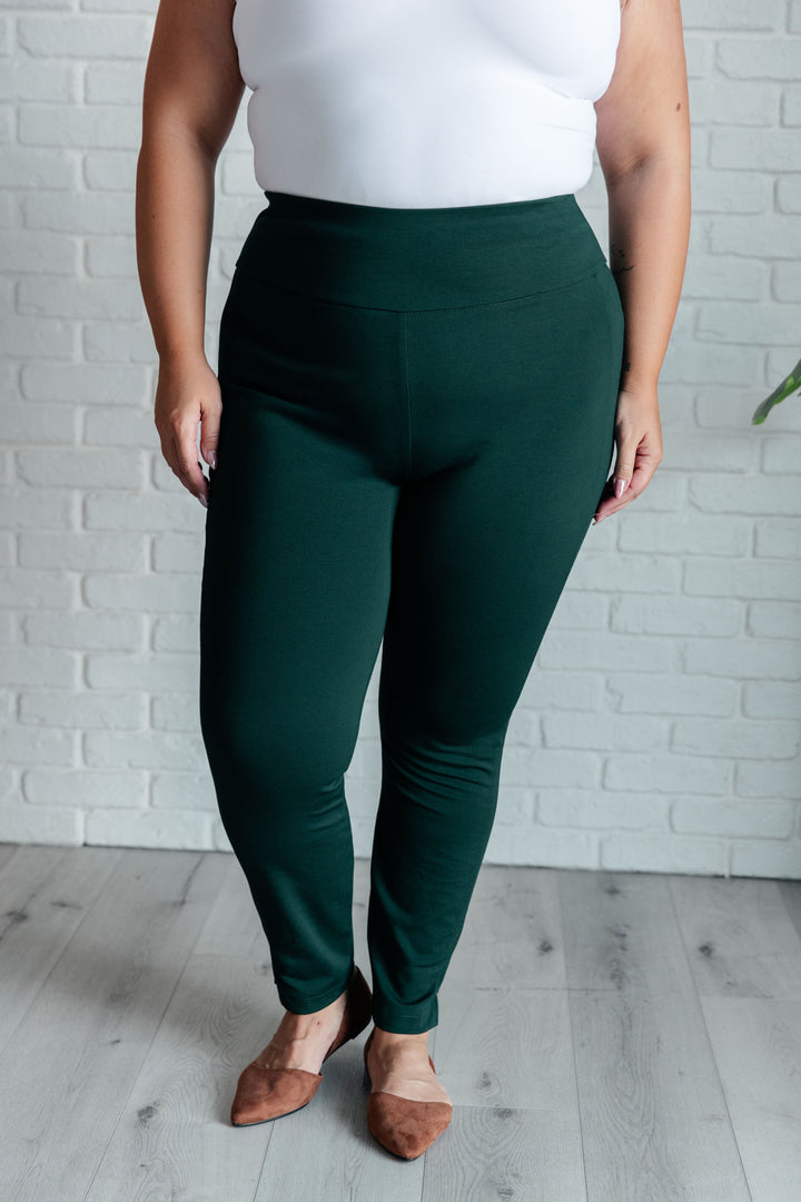 Magic Skinny 28" Pants in Hunter Green-Bottoms-Ave Shops-[option4]-[option5]-[option6]-[option7]-[option8]-Shop-Boutique-Clothing-for-Women-Online